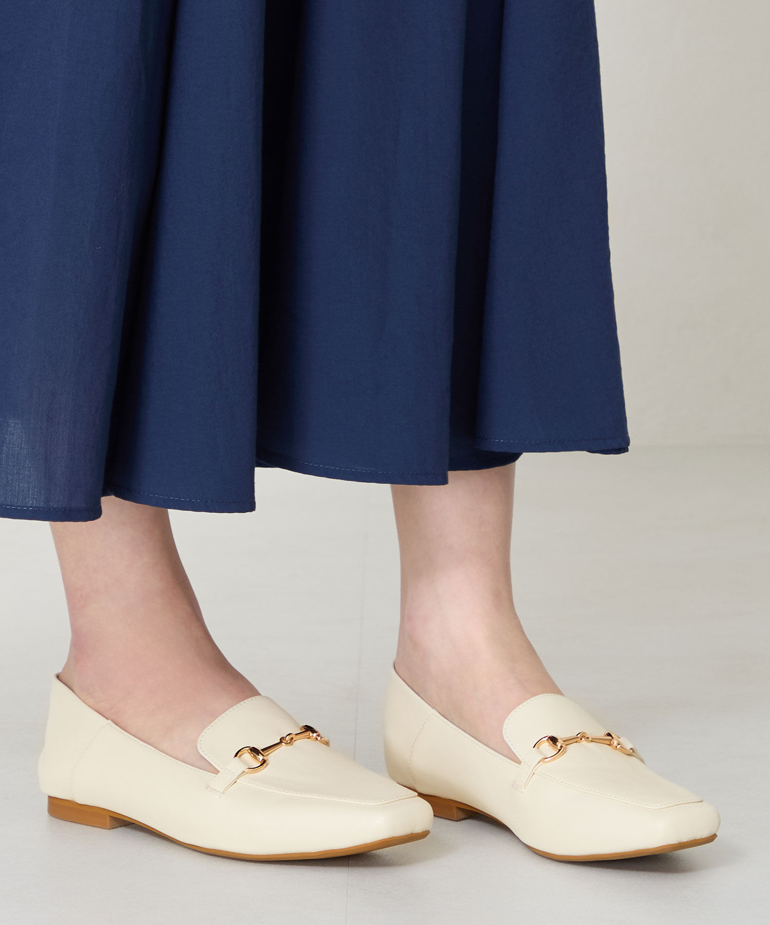 WA Oriental TRaffic「【追加】ビットモチーフ バブーシュ ローファー /R-4010 通勤靴 ビットローファー フラット」|パンプス|