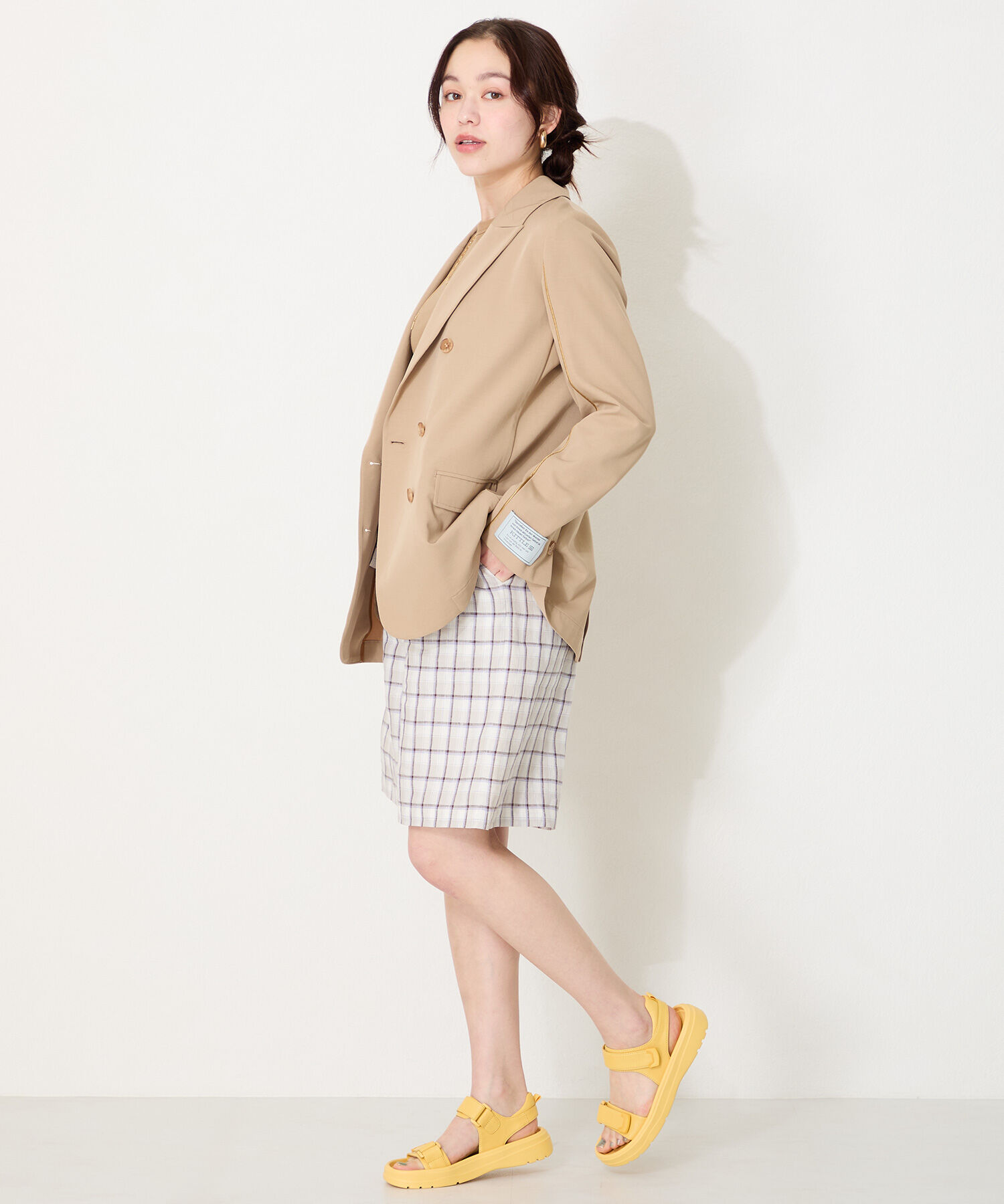 ORiental TRaffic「【Fit meサンダル】ダブルベルト サンダル /51227 軽い 柔らかい フラット」|サンダル|