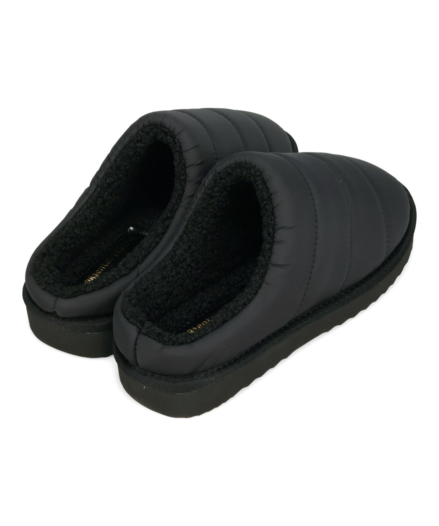 ORiental TRaffic「●2025秋冬新作●【WEB限定】パデット 裏起毛 サボ /55303 ボア 撥水 防寒」|サンダル|