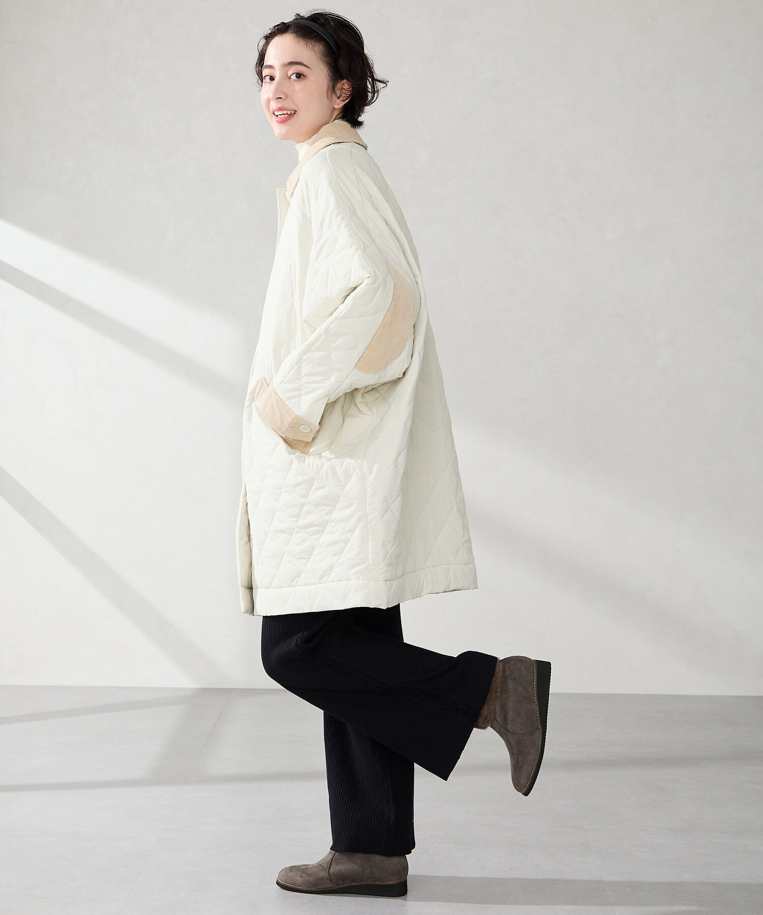 WA Oriental TRaffic「●2025秋冬新作●たっぷりファーウエッジソールブーツ/52411」|ショートブーツ|