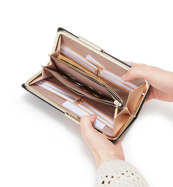 TOPKAPI 「LUCIA[ルチア]イタリアンレザー・リザード型押し・がま口長財布」|財布|