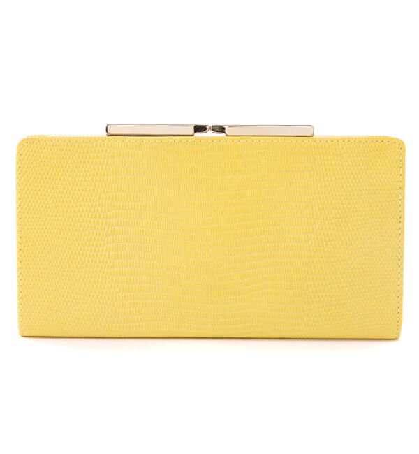 TOPKAPI 「LUCIA[ルチア]イタリアンレザー・リザード型押し・がま口長財布」|財布|