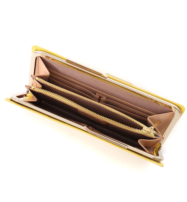 TOPKAPI 「LUCIA[ルチア]イタリアンレザー・リザード型押し・がま口長財布」|財布|