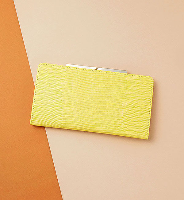 TOPKAPI 「LUCIA[ルチア]イタリアンレザー・リザード型押し・がま口長財布」|財布|