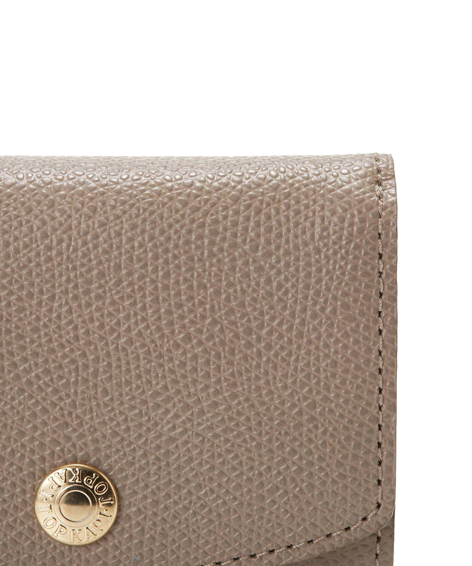 TOPKAPI 「[TOPKAPI]トプカピ 角シボ型押し・ラウンドフラップ  三つ折り 財布 COLORATO コロラート」|財布|