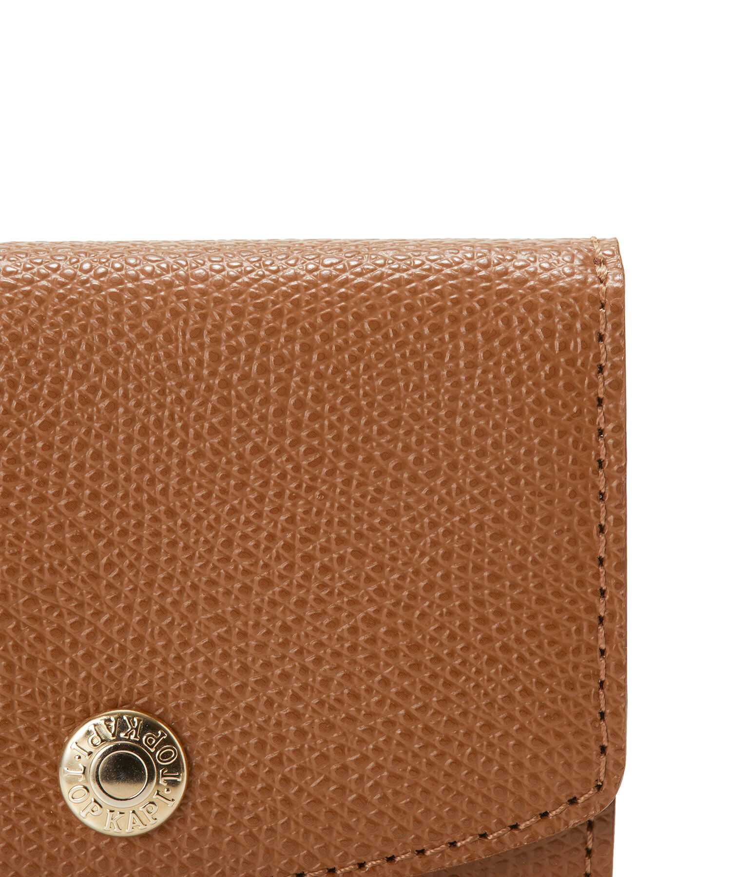 TOPKAPI 「[TOPKAPI]トプカピ 角シボ型押し・ラウンドフラップ  三つ折り 財布 COLORATO コロラート」|財布|
