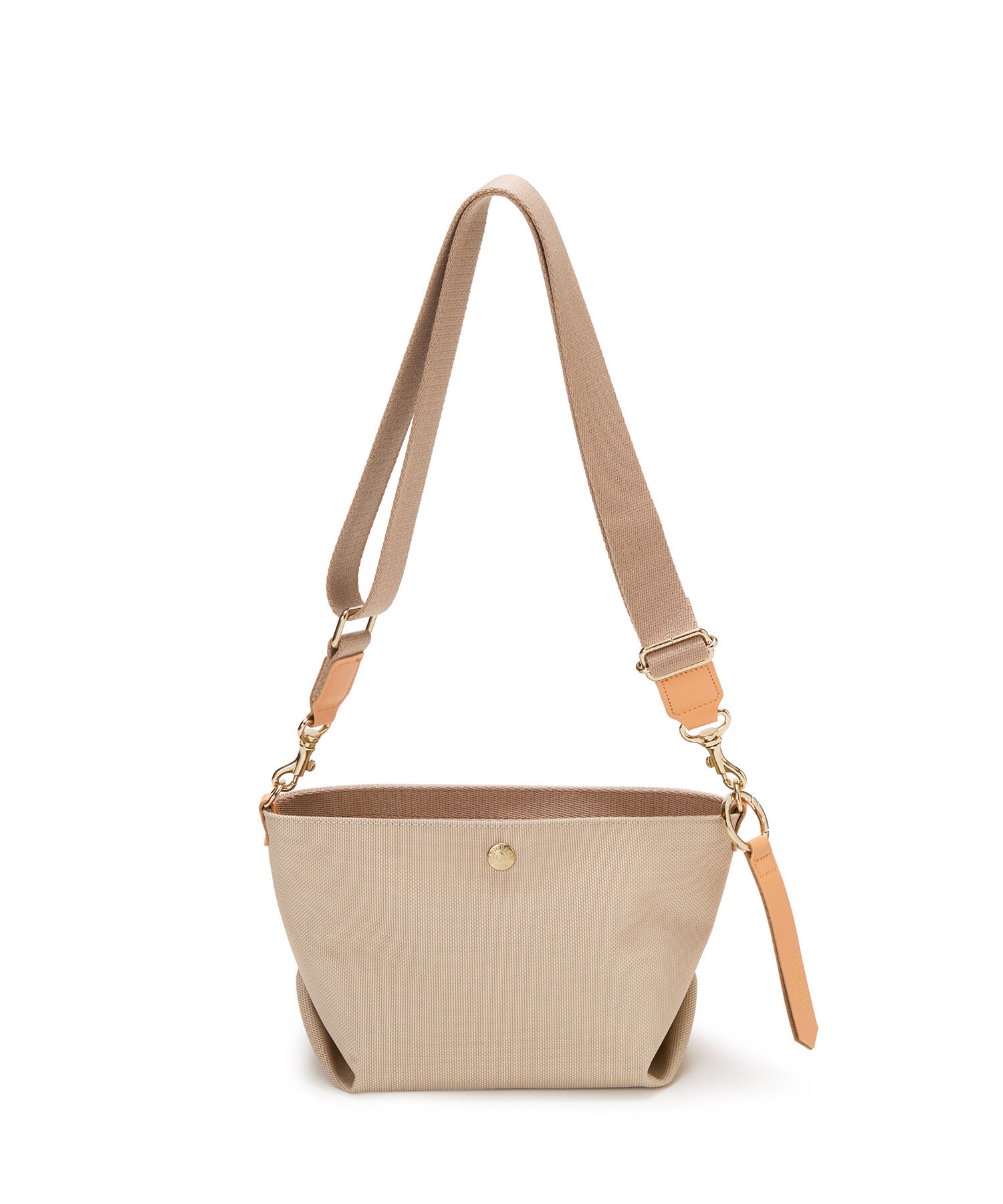 TOPKAPI BREATH「【Breath TOPKAPI】Aerial エアリアル ナイロン カラーストラップ付き ショルダーバッグ /軽量」|ショルダー・メッセンジャー|ライトベージュ