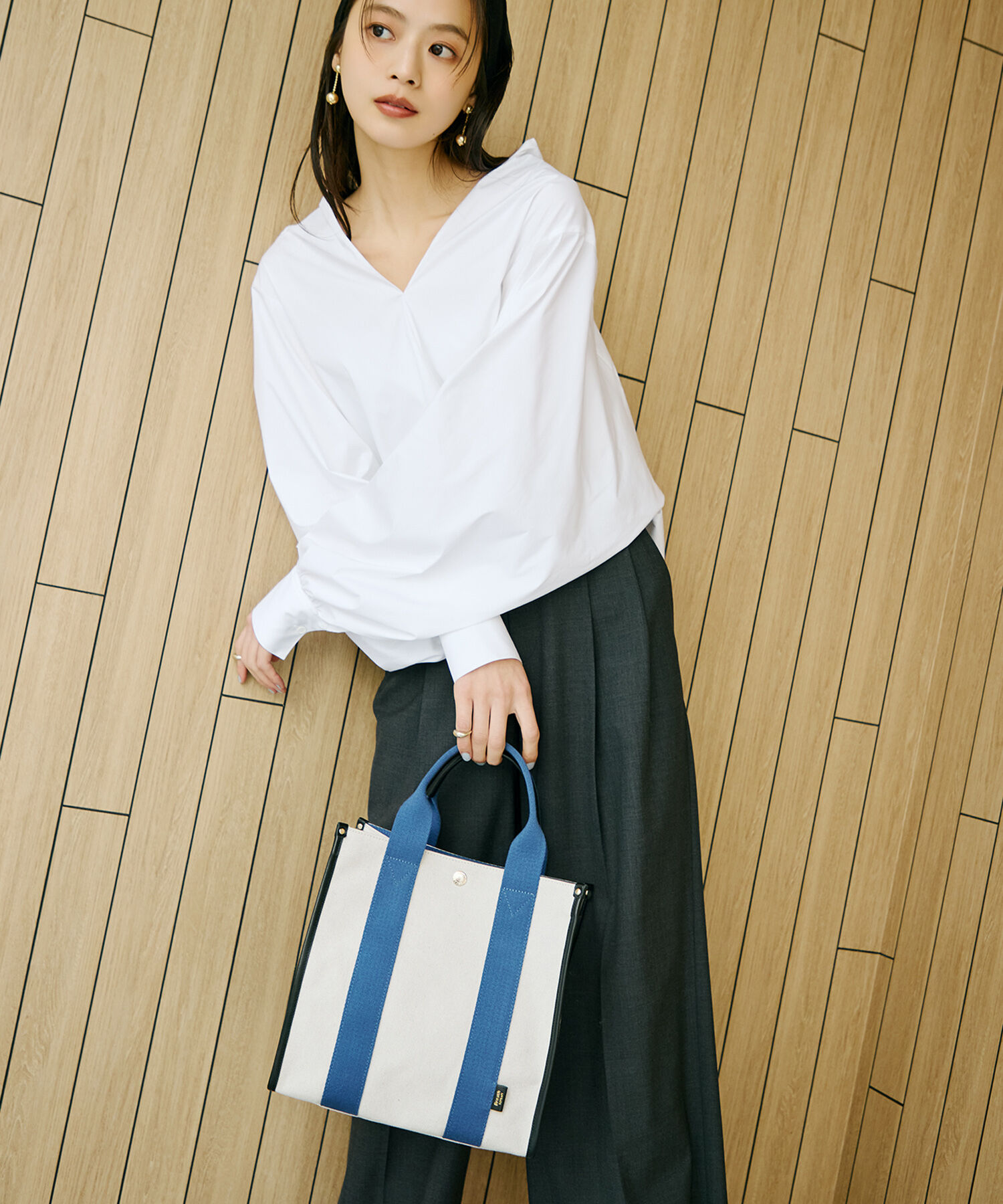 TOPKAPI BREATH「【Breath TOPKAPI】THE CANVAS ザ キャンバス スクエア ミニ トートバッグ」|トートバッグ|