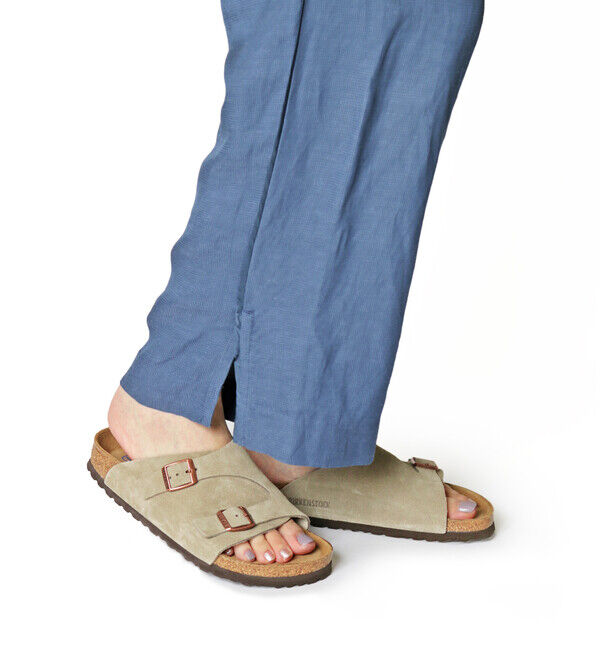 BIRKENSTOCK「【ビルケンシュトック】チューリッヒ ソフトフットベッド/トープ/サンダル メンズ レディース」|サンダル|トープ