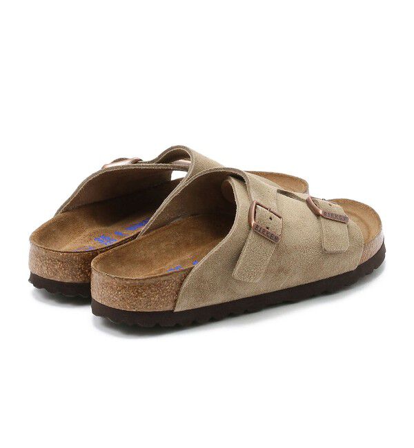 BIRKENSTOCK「【ビルケンシュトック】チューリッヒ ソフトフットベッド/トープ/サンダル メンズ レディース」|サンダル|