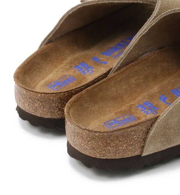 BIRKENSTOCK「【ビルケンシュトック】チューリッヒ ソフトフットベッド/トープ/サンダル メンズ レディース」|サンダル|