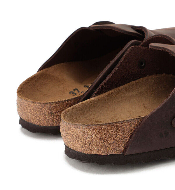 BIRKENSTOCK「【ビルケンシュトック】ボストン/ハバナ ナチュラルレザー/クロッグ メンズ レディース」|サンダル|