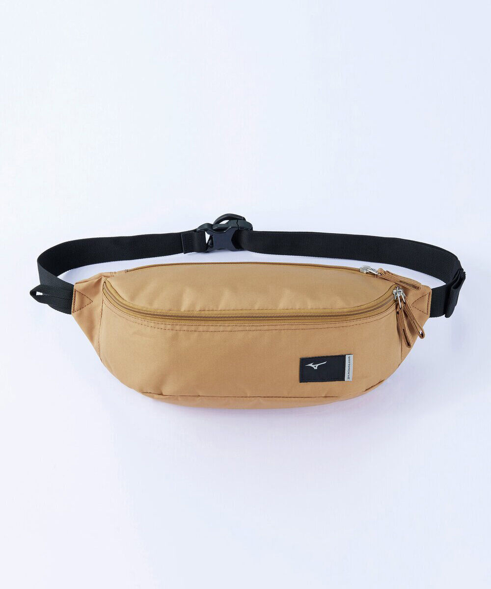 MIZUNO「coloreウエストバッグ」|ショルダー・メッセンジャー|キャメル