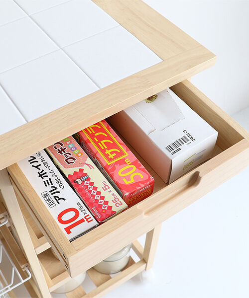  「キッチンで大活躍！ Soupバスケットワゴン」|食器・キッチングッズ|