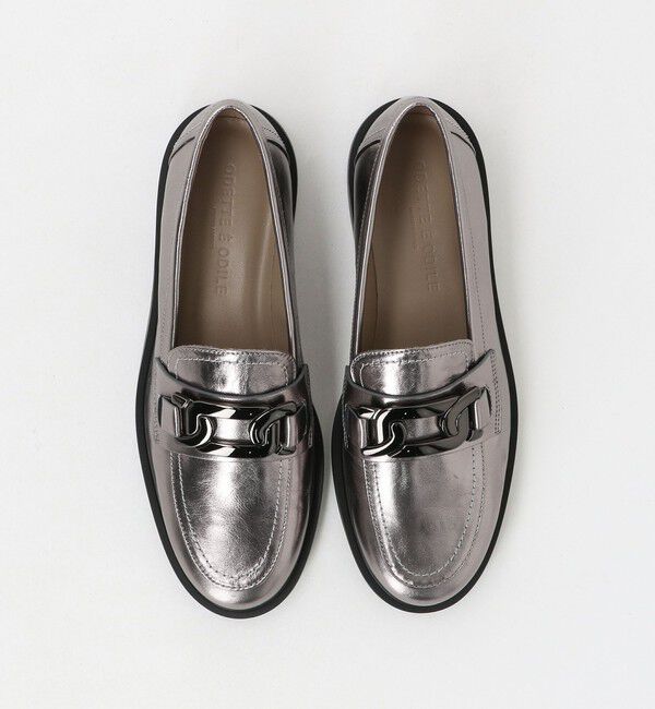 ODETTE E ODILE「チェーンモチーフローファーフラット20&uarr;」|ローファー|