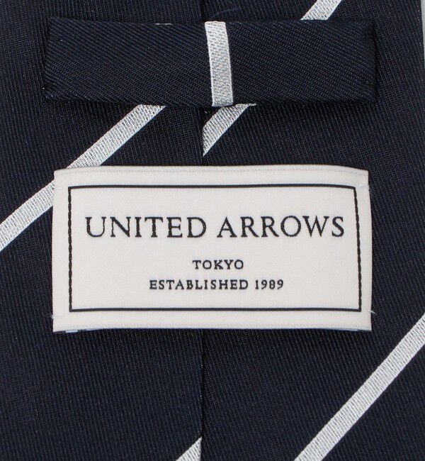 UNITED ARROWS「ネイビー ストライプ ネクタイ」|ネクタイ・蝶ネクタイ|