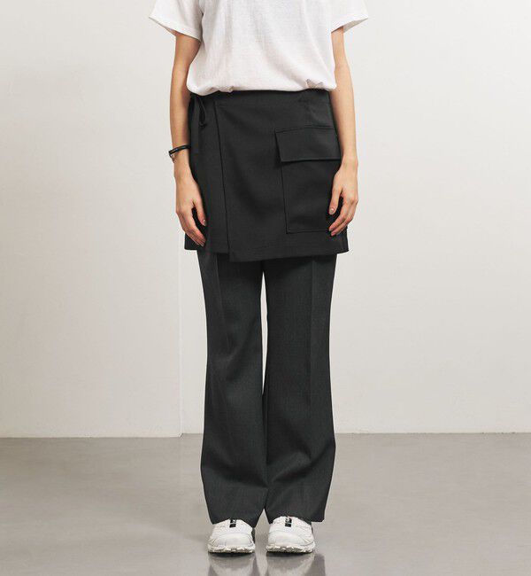 UNITED ARROWS「＜TO UNITED ARROWS＞Pツイル ラップスカート」|スカート|