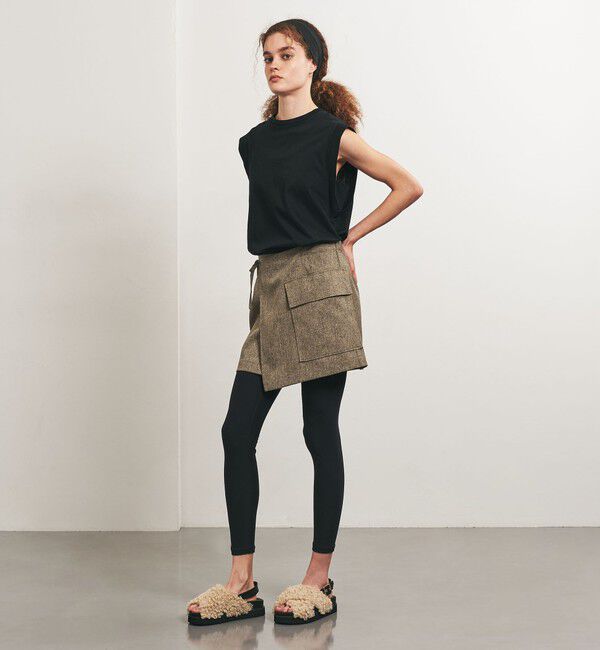 UNITED ARROWS「＜TO UNITED ARROWS＞Pツイル ラップスカート」|スカート|