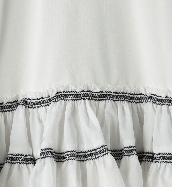 UNITED ARROWS「エンブロ ティアード コンビニット」|ニット・セーター|