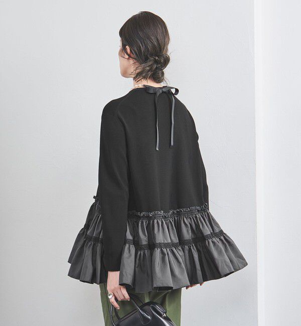 UNITED ARROWS「エンブロ ティアード コンビニット」|ニット・セーター|