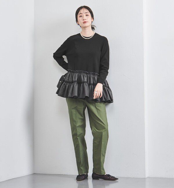 UNITED ARROWS「エンブロ ティアード コンビニット」|ニット・セーター|