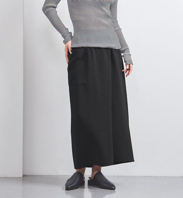 UNITED ARROWS「COMFY ラップ マキシスカート -吸水速乾 UVカット ウォッシャブル-」|スカート|