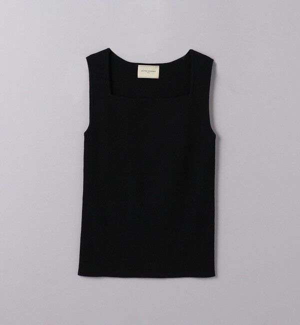 UNITED ARROWS「リブ スクエアネック ニットキャミソール」|ニット・セーター|