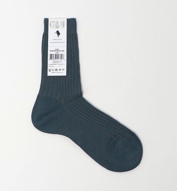 UNITED ARROWS「＜PANTHERELLA＞W/N リブ ソックス」|ソックス|DK.GRAY