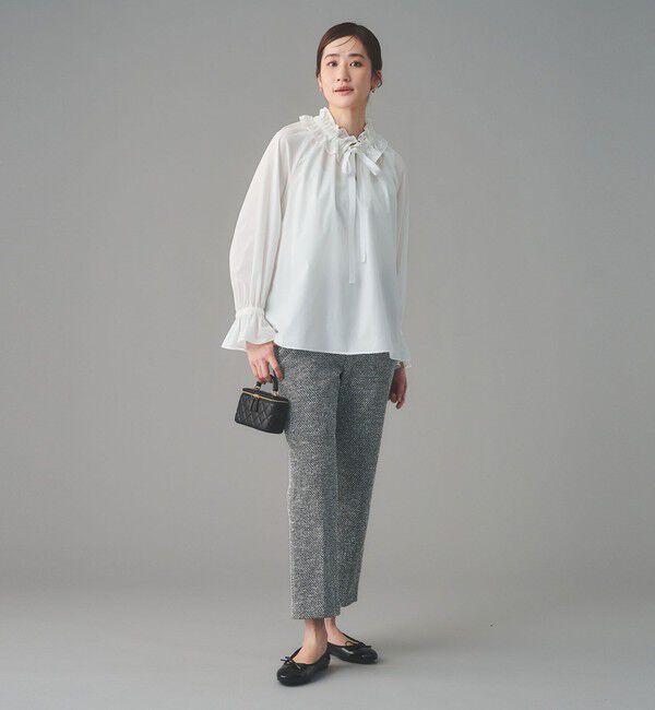 UNITED ARROWS「レースフリルカラー 2WAY ブラウス」|シャツ・ブラウス|