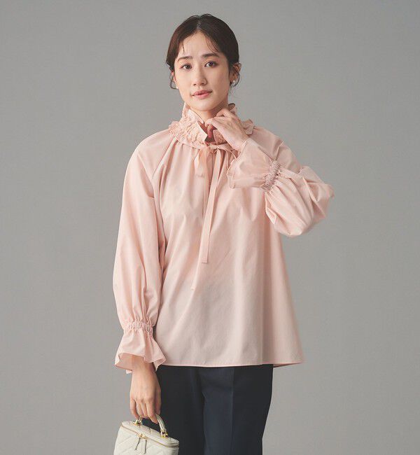 UNITED ARROWS「レースフリルカラー 2WAY ブラウス」|シャツ・ブラウス|