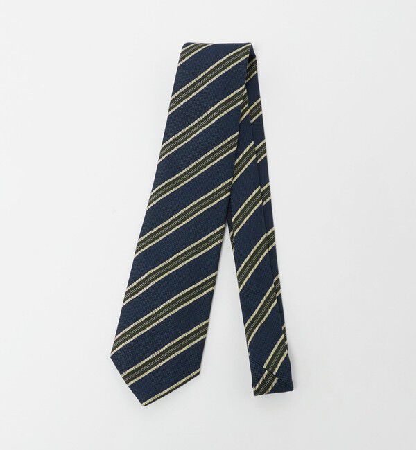 UNITED ARROWS green label relaxing「＜Alessandro Masi＞8.0cm ストライプ2 ネクタイ」|ネクタイ・蝶ネクタイ|NAVY