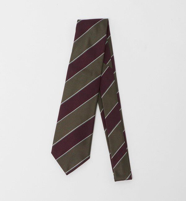 UNITED ARROWS green label relaxing「＜Bleck＞8.0cm ストライプ1 ネクタイ」|ネクタイ・蝶ネクタイ|DK.BROWN