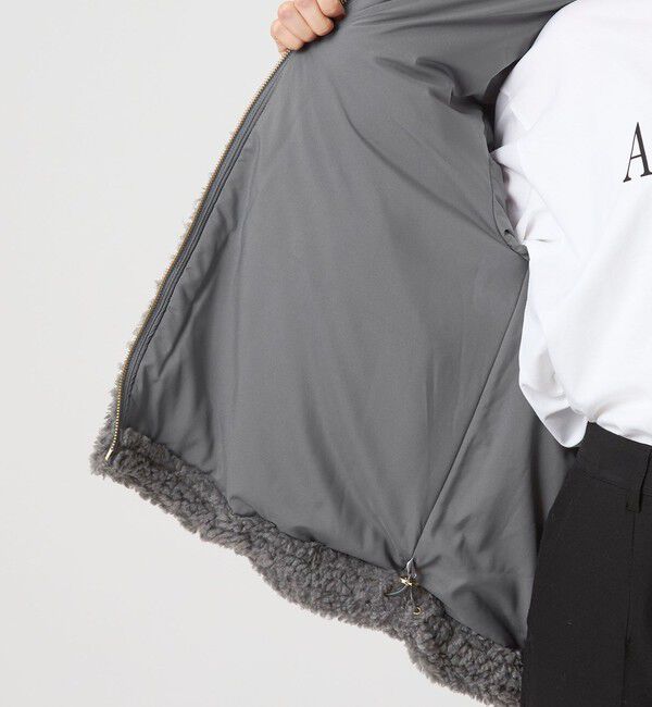 UNITED ARROWS green label relaxing「ボア スタンドカラー ブルゾン」|ブルゾン・スタジャン|