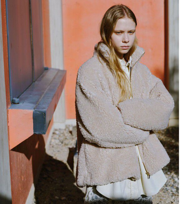 UNITED ARROWS green label relaxing「ボア スタンドカラー ブルゾン」|ブルゾン・スタジャン|