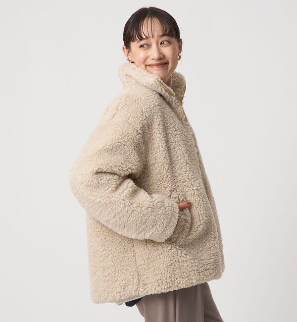 UNITED ARROWS green label relaxing「ボア スタンドカラー ブルゾン」|ブルゾン・スタジャン|