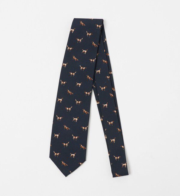 UNITED ARROWS green label relaxing「GLR 8.0cm モチーフ2 ITALY ネクタイ」|ネクタイ・蝶ネクタイ|NAVY