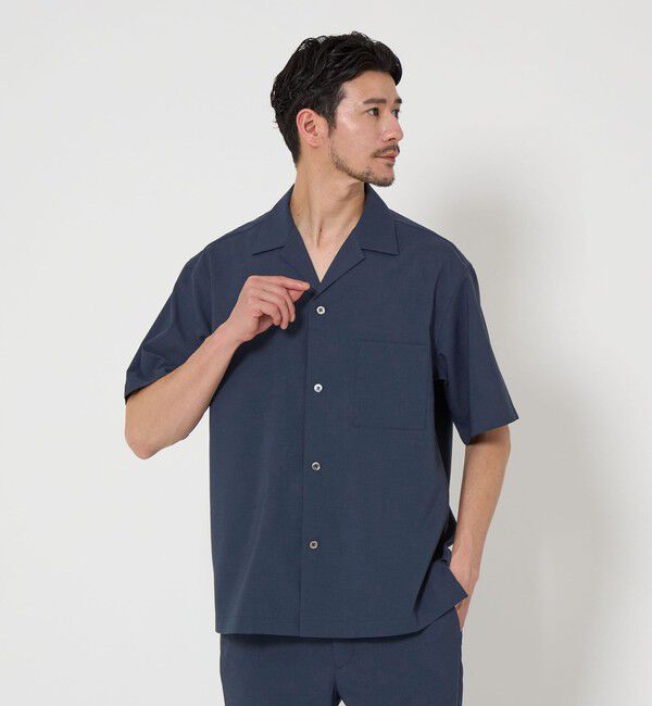 BEAUTY&YOUTH UNITED ARROWS「【WEB限定 WARDROBE SMART】 Reflax オープンカラー シャツ」|シャツ・ブラウス|ROYAL