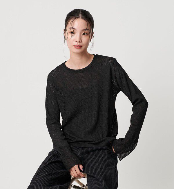 BEAUTY&YOUTH UNITED ARROWS「レースカフス ロングスリーブ カットソー」|Tシャツ・カットソー|