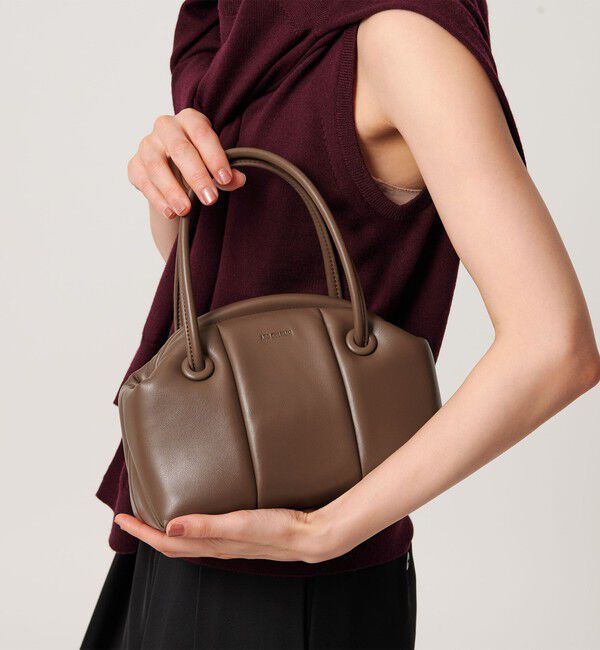 BEAUTY&YOUTH UNITED ARROWS「＜ADD CULUMN＞PUFF CLASP BOSTON/2WAY ボストンバッグ」|ボストンバッグ|MD.BROWN