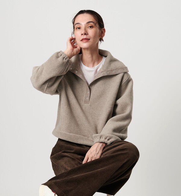 BEAUTY&YOUTH UNITED ARROWS「フリース スナップ プルオーバー」|Tシャツ・カットソー|MOCA