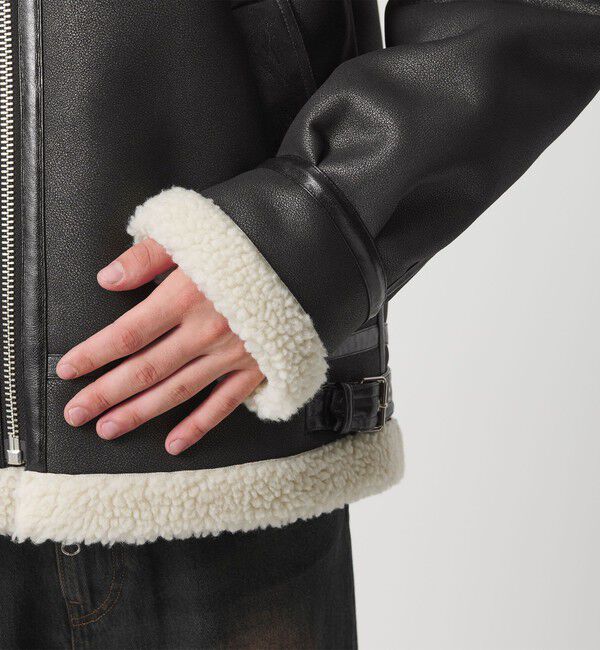 MONKEY TIME「ムートンライク B-3 ジャケット」|その他|