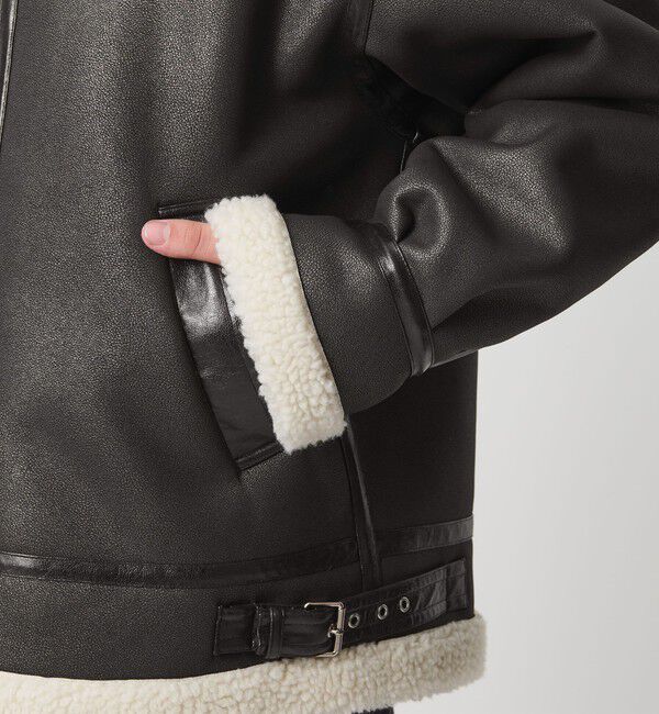 MONKEY TIME「ムートンライク B-3 ジャケット」|その他|