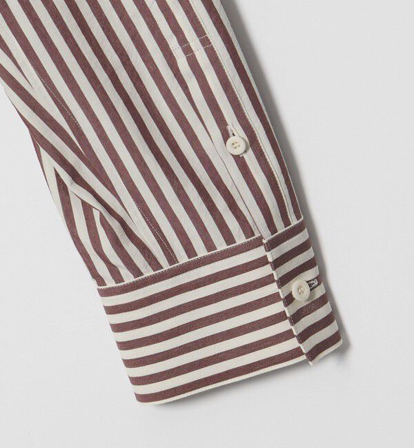 STEVEN ALAN「＜Steven Alan＞コットン キュプラ ストライプ シャツ」|シャツ・ブラウス|