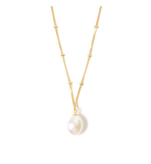 Demi-Luxe BEAMS 「MARIHA / 月の夢 スタッドチェーン ネックレス 47cm」|ネックレス|