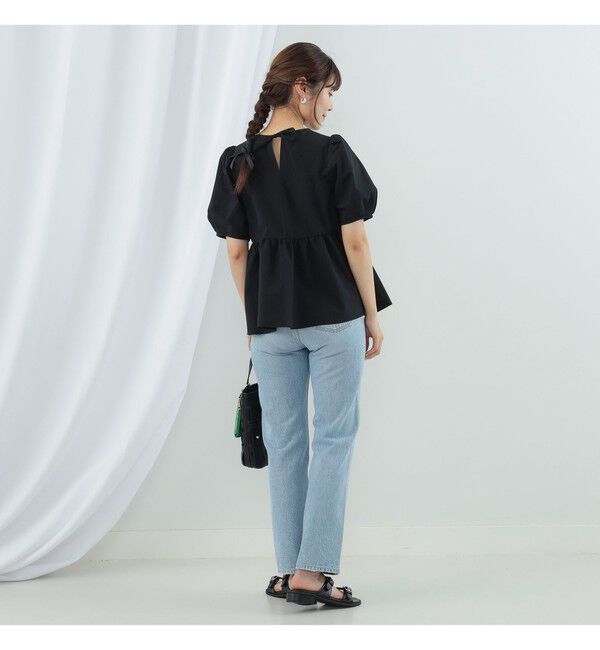 Ray BEAMS 「Ray BEAMS / ランタンスリーブ ギャザー ブラウス」|シャツ・ブラウス|