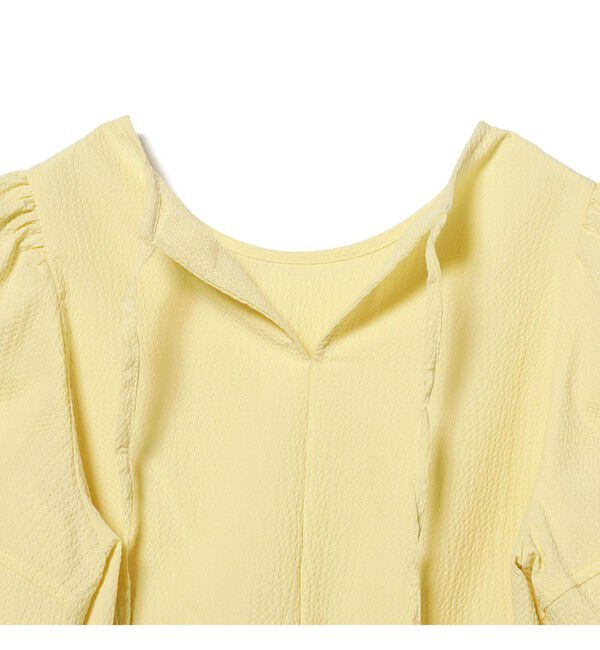 Ray BEAMS 「Ray BEAMS / ランタンスリーブ ギャザー ブラウス」|シャツ・ブラウス|