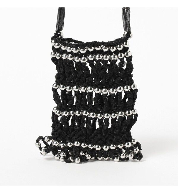 Ray BEAMS 「【別注】Casselini / チュール ビーズ ミニ ショルダー」|その他|