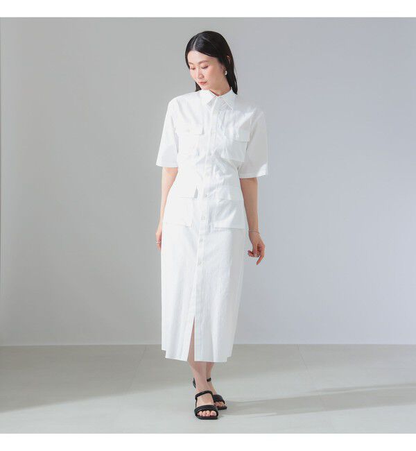 Demi-Luxe BEAMS 「AURALEE / WASHED FINX TWILL SHIRT DRESS」|ワンピース|