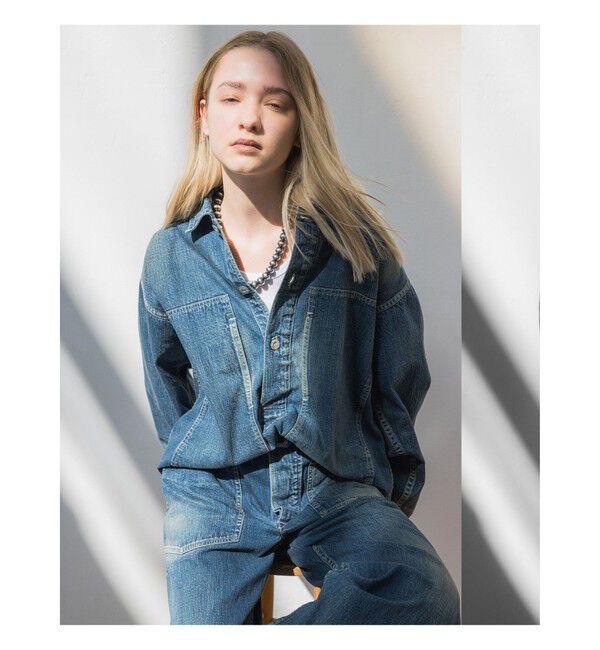 BEAMSBOY「【別注】BUZZ RICKSON&rsquo;s / USED DENIM PULLOVER」|ブルゾン・スタジャン|INDIGO