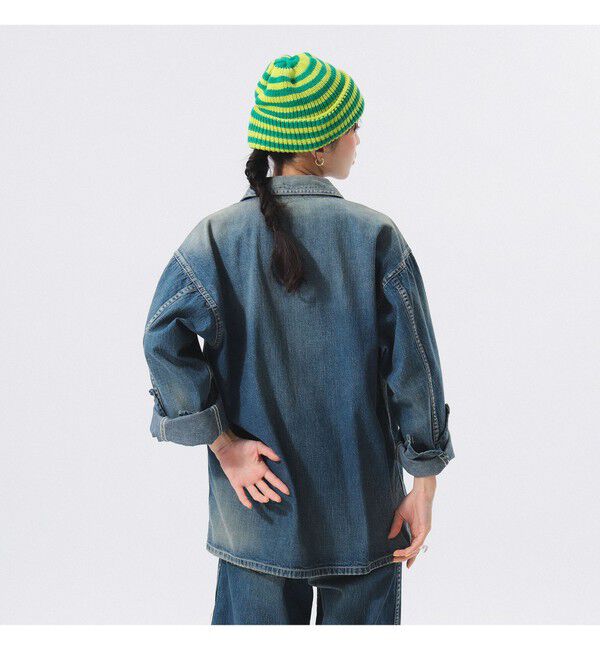 BEAMSBOY「【別注】BUZZ RICKSON&rsquo;s / USED DENIM PULLOVER」|ブルゾン・スタジャン|